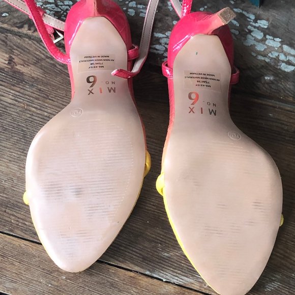 Mix No 6 Slingback Heels Size 7.5M - Picture 8 of 9